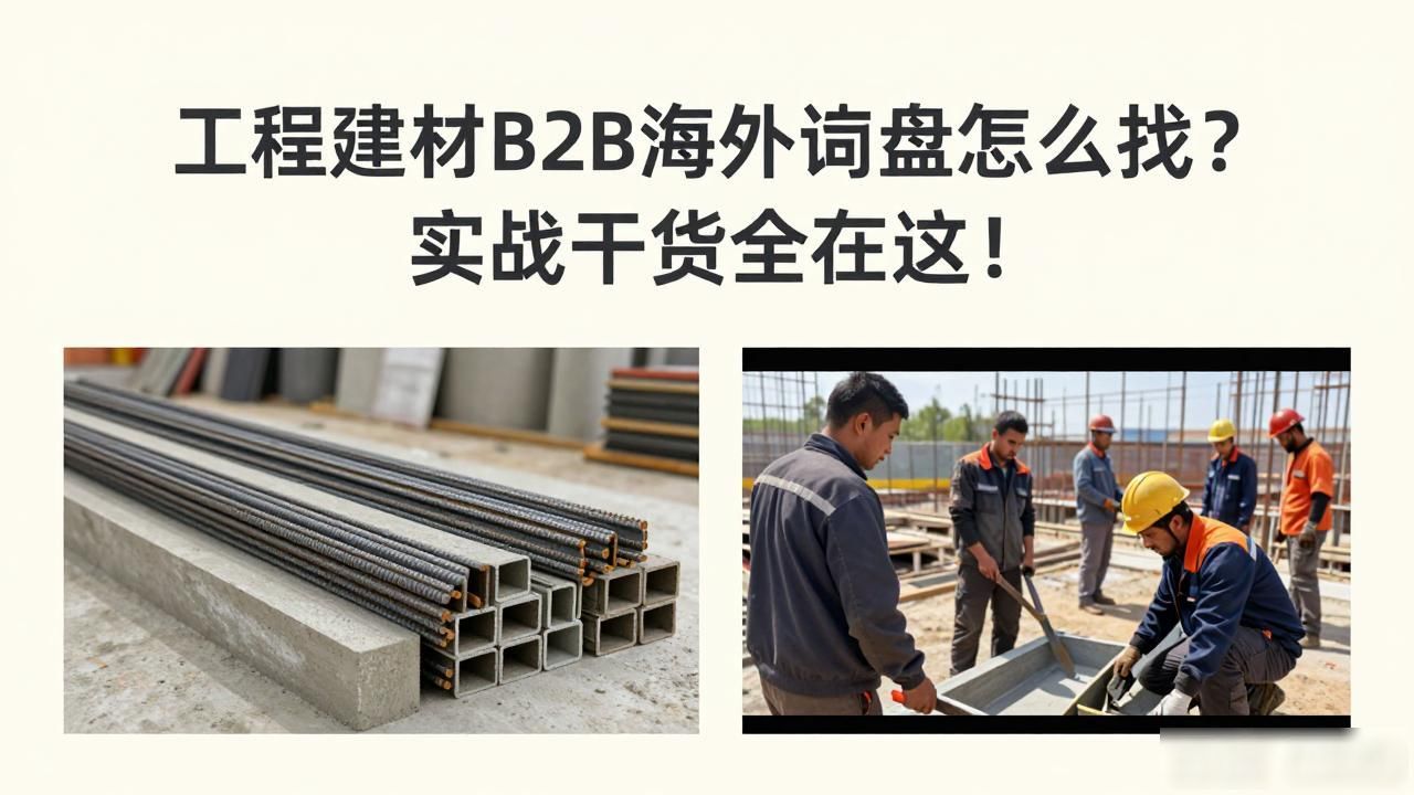 海外建材销售计划书_工程建材B2B海外询盘_海外建材市场