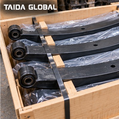 重卡前悬架主簧片｜前桥钢板弹簧主片｜按OE号与安装参数核验｜TAIDA GLOBAL重卡配件采购