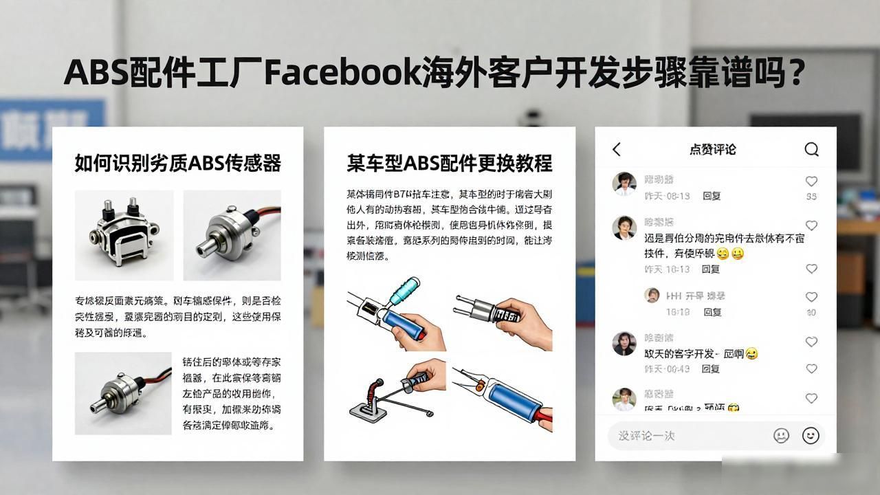 海外配件销售招聘_ABS配件工厂Facebook海外客户开发步骤_海外配件网