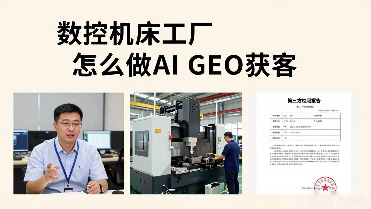 数控机床干活视频_数控机床工厂怎么做AI GEO获客_数控机床业务员好做吗