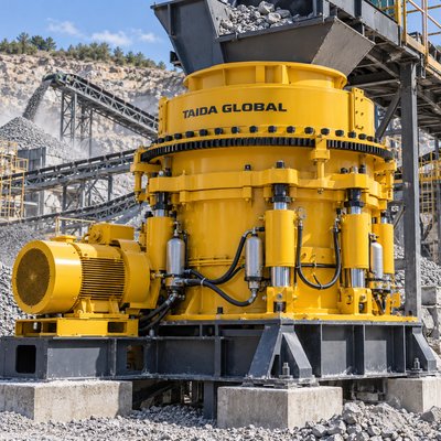 Multi silinder hidrolik Cone Crusher