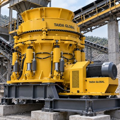 Multi silinder hidrolik Cone Crusher