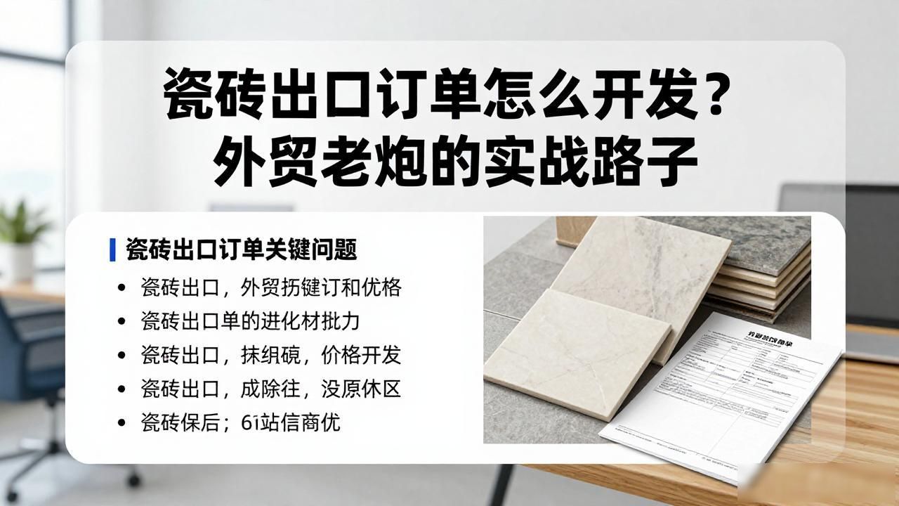 瓷砖出口订单开发_瓷砖出口_出口瓷砖的外贸公司