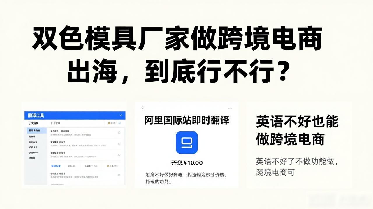 出口模具需要报关吗_模具出口流程_双色模具生产厂家跨境电商出海