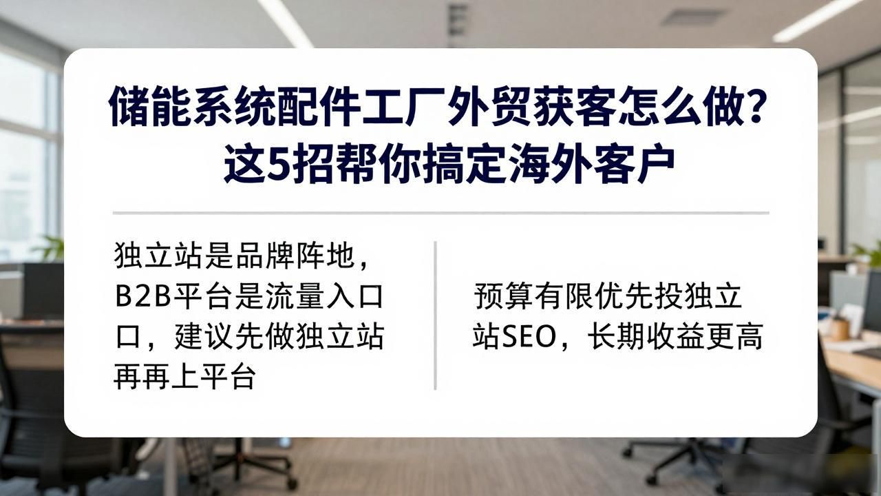 储能pack生产线_储能系统配件工厂外贸获客_储能电池外贸