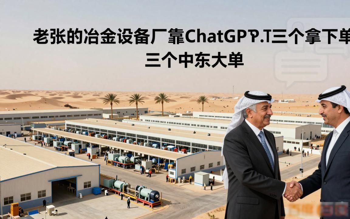 冶金设备工厂如何被ChatGPT推荐给海外客户