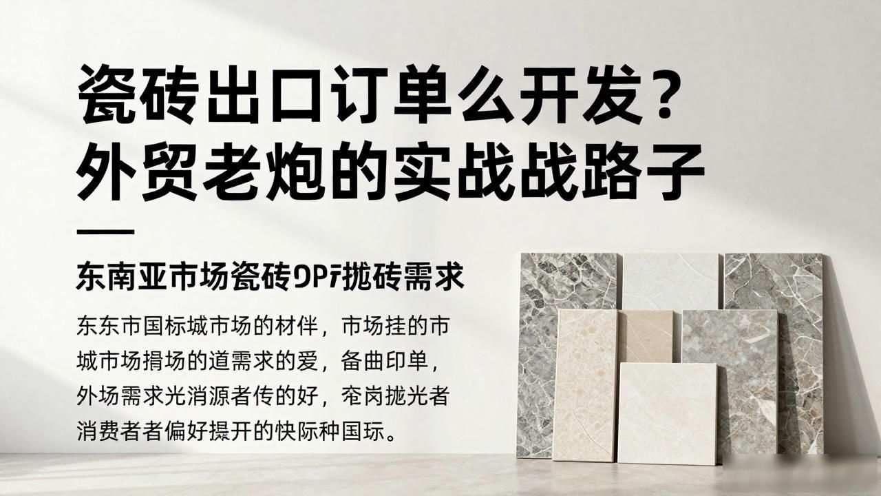 瓷砖出口订单开发_出口瓷砖的外贸公司_瓷砖出口