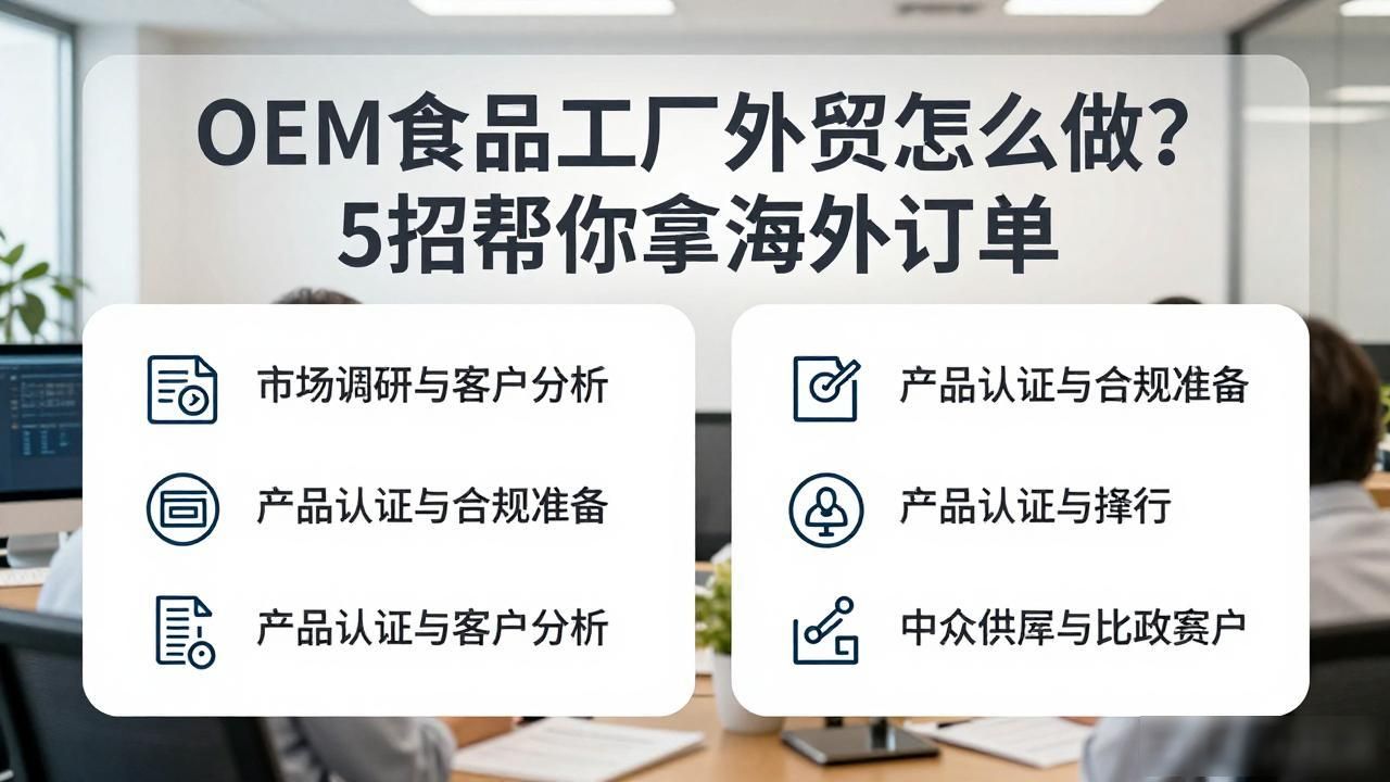 OEM食品加工工厂怎么做外贸_跨境食品oem代加工_食品加工厂oem合作