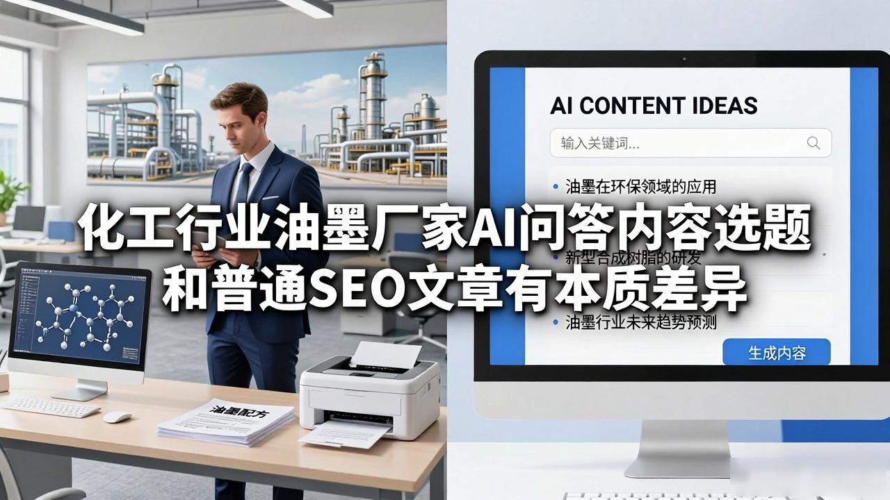 油墨生产涉及化学品单位_油墨行业竞争现状_化工行业油墨厂家AI问答内容选题