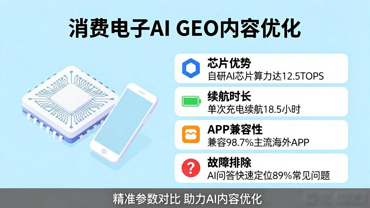 出口电子类产品要注意什么_消费电子出口厂家AI GEO内容怎么做_消费类电子产品出口