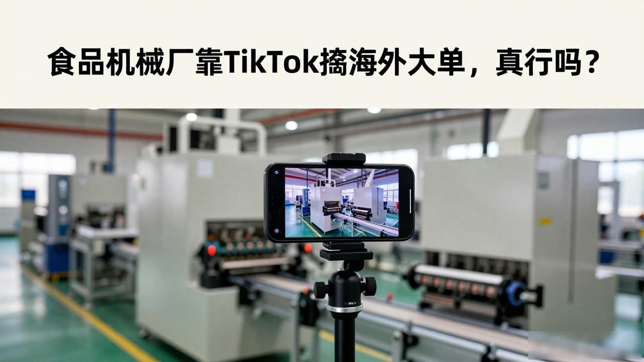 食品机械厂TikTok怎么开发海外客户_国外食品机械的发展情况_国外食品加工设备