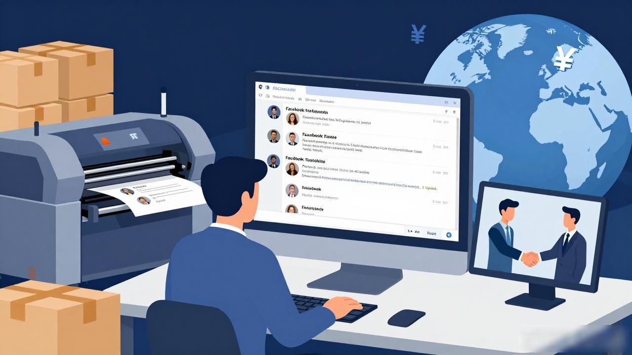 包装印刷厂Facebook群组找海外采购商_包装印刷跨境出海赚钱_印刷包装采购网