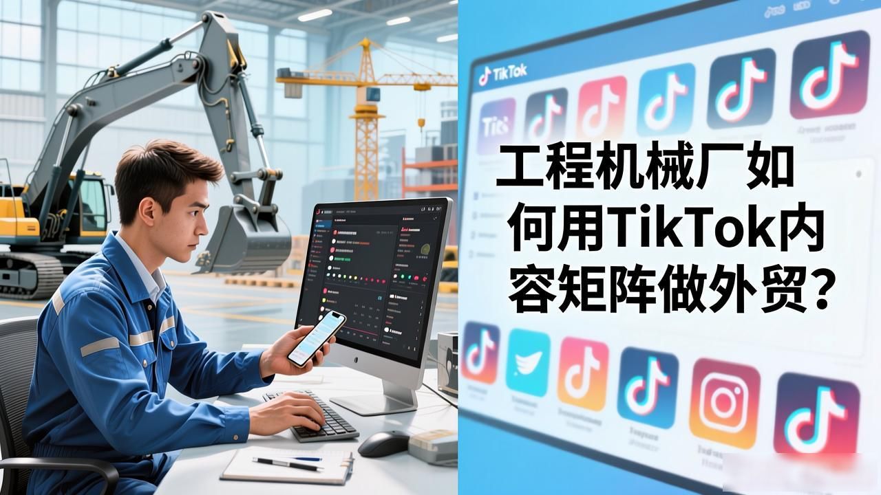 工程机械厂TikTok内容矩阵怎么做外贸_工程机械厂TikTok内容矩阵怎么做外贸_工程机械厂TikTok内容矩阵怎么做外贸