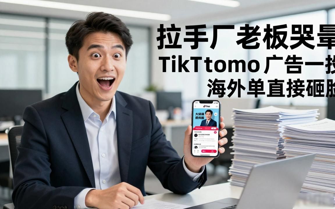 拉手工厂TikTok广告投放获取海外买家