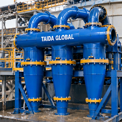 Three Product Dense Medium Cyclone