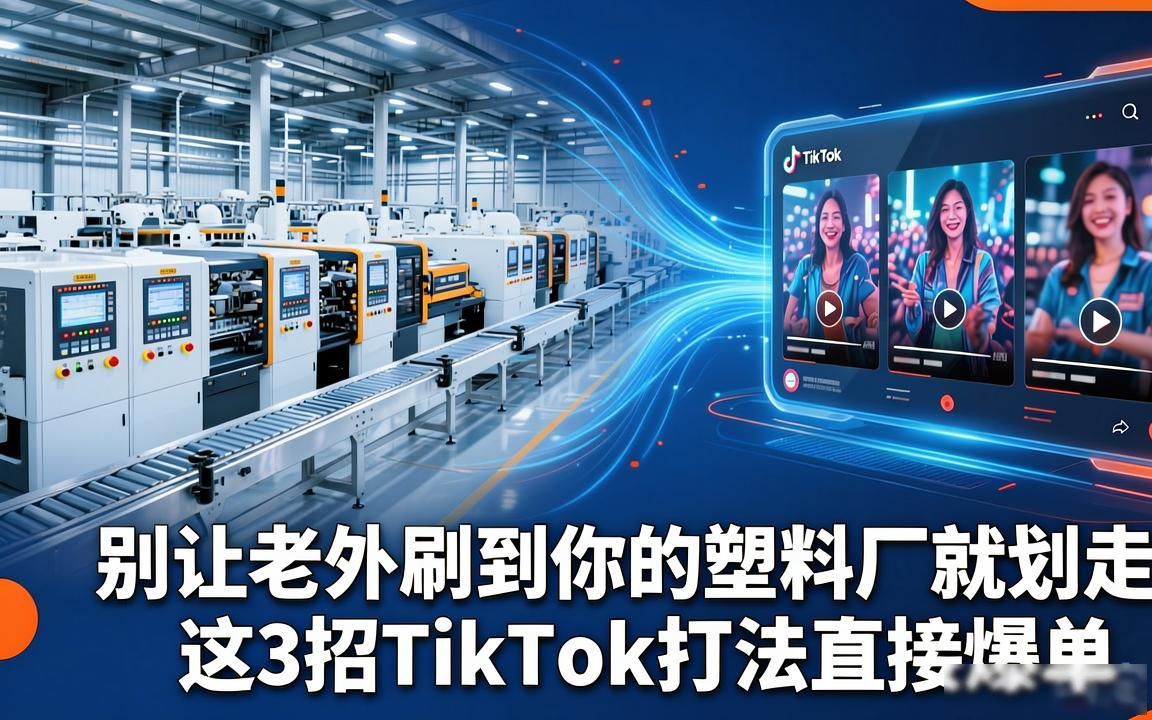 塑料配件厂工厂TikTok海外账号怎么运营