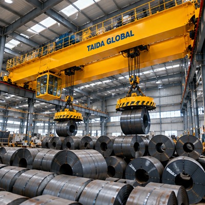 50 t × 24 m Electromagnetic Overhead Crane