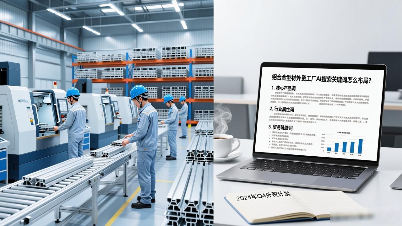 铝合金型材外贸工厂AI搜索关键词布局_附近铝合金型材生产厂家_铝材加工厂铝型材外壳定制