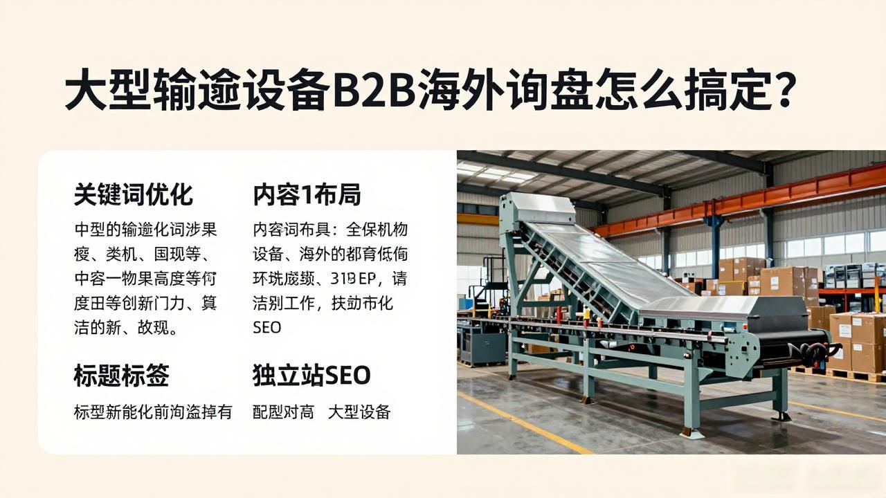海外供货平台_国外采购询盘常用网站_大型输送设备B2B海外询盘