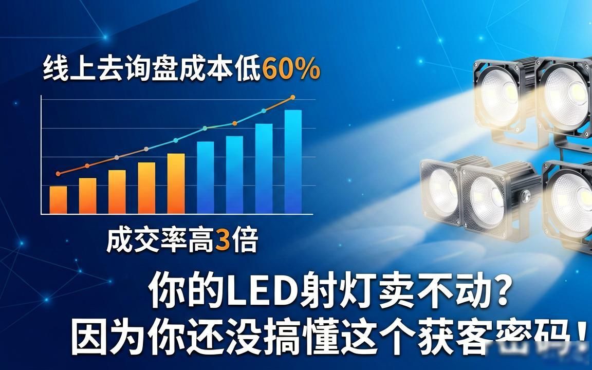LED射灯工厂外贸SEO获客
