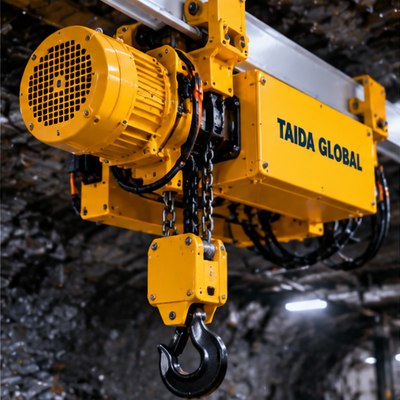Baterai bertenaga Monorail hoist