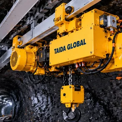 Baterai bertenaga Monorail hoist