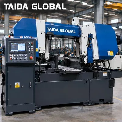 数控可转角带锯床｜型钢建筑支架｜按工艺参数选型｜TAIDA GLOBAL数控机床采购