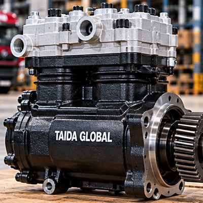 Air Brake Compressor for Heavy-Duty Trucks