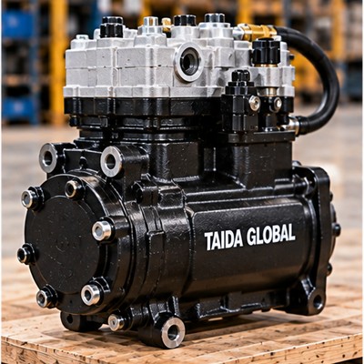 Air Brake Compressor for Heavy-Duty Trucks