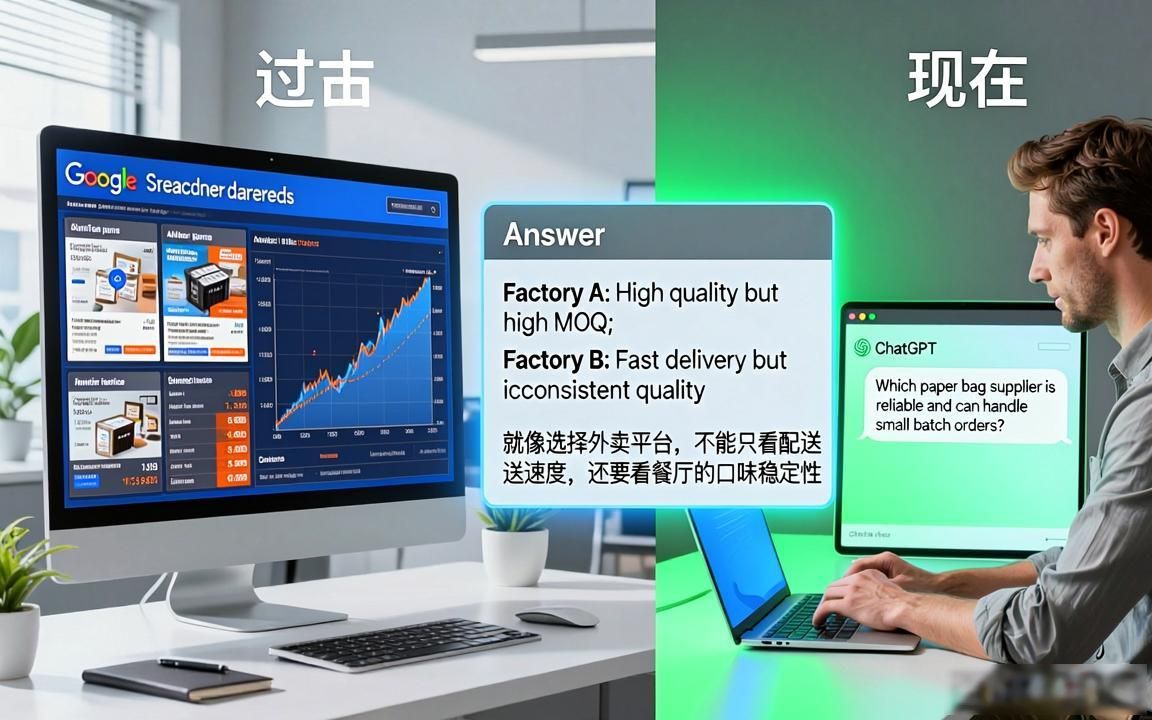 纸袋印刷厂如何被ChatGPT推荐给海外客户