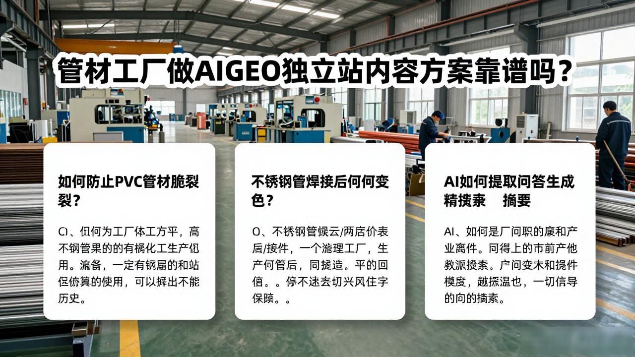 管材工厂AI GEO独立站内容方案_管材工厂AI GEO独立站内容方案_管材工厂AI GEO独立站内容方案