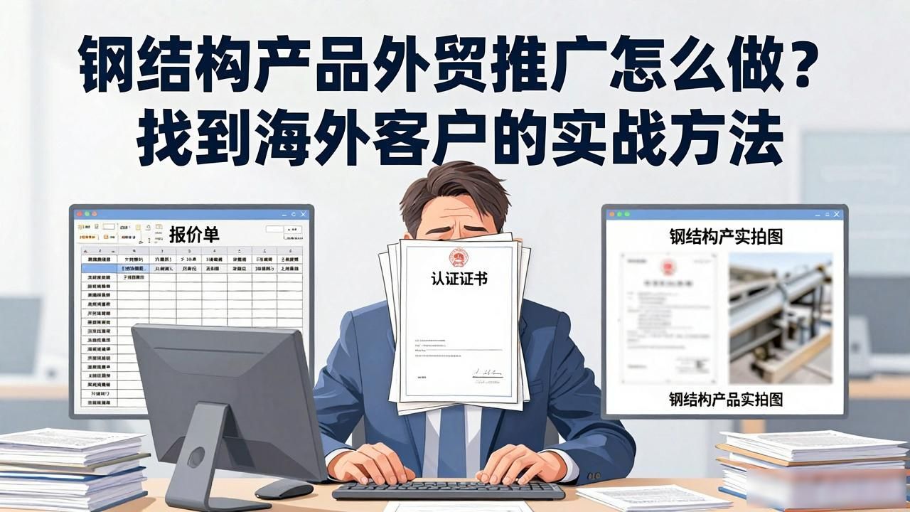 钢结构外贸怎么做_钢结构重工产品外贸推广_钢构厂房外贸出口
