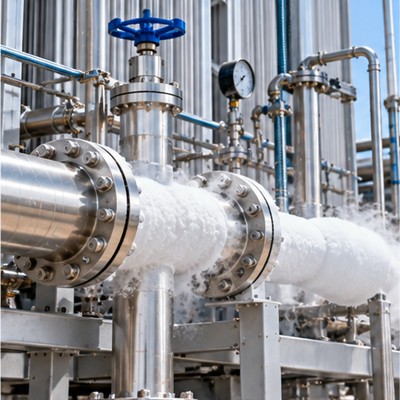 300 Nm³/h Ambient-Air Liquid Nitrogen Vaporizer