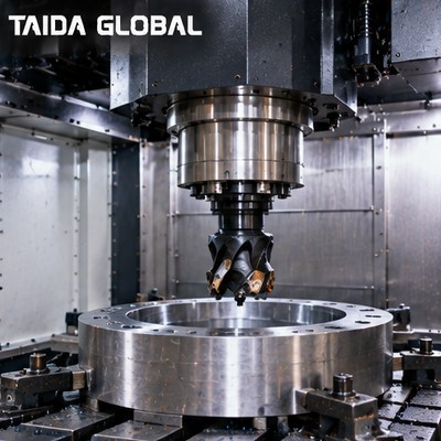 重切削立式加工中心｜大型法兰及阀体加工｜按工艺参数选型｜TAIDA GLOBAL数控机床采购