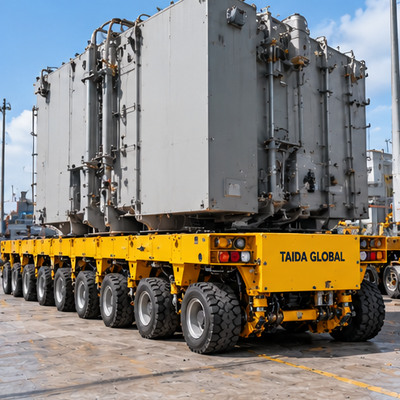 6-Axle-Line Self-Propelled Modular Transporter