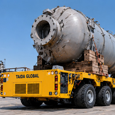 6-Axle-Line Self-Propelled Modular Transporter