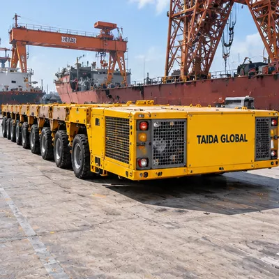 6-Axle-Line Self-Propelled Modular Transporter