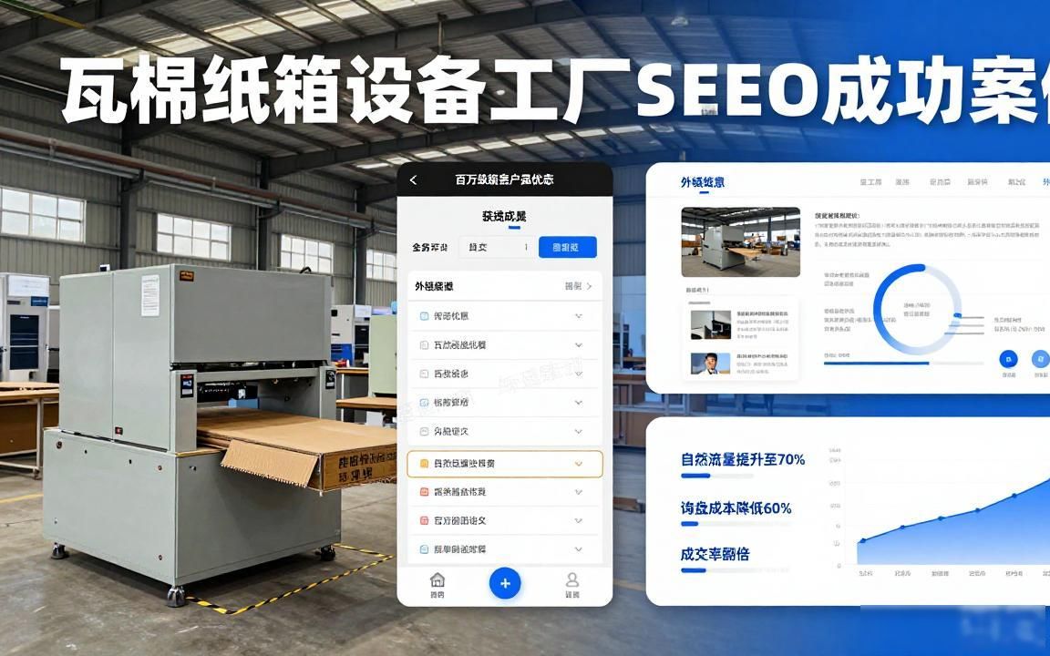 瓦楞纸箱设备工厂外贸SEO获客