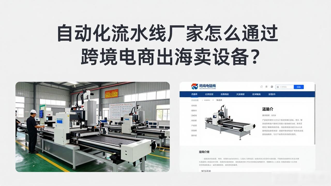 跨境电商流水怎么做_自动化流水线生产厂家跨境电商出海_跨境电商出海平台