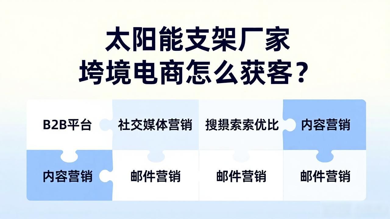 太阳能支架厂家跨境电商获客_太阳能支架厂家跨境电商获客_太阳能支架厂家跨境电商获客