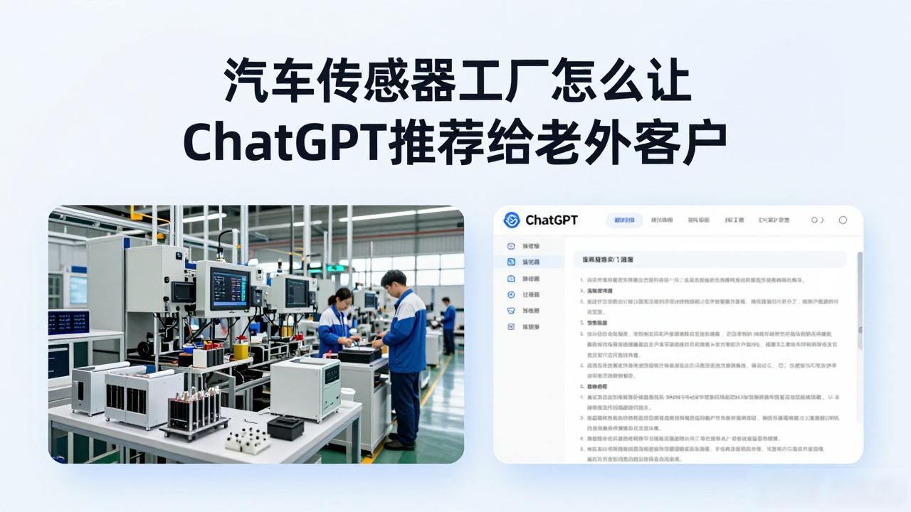 汽车传感器工厂如何被ChatGPT推荐给海外客户_全球汽车传感器制造商_汽车传感器供应商