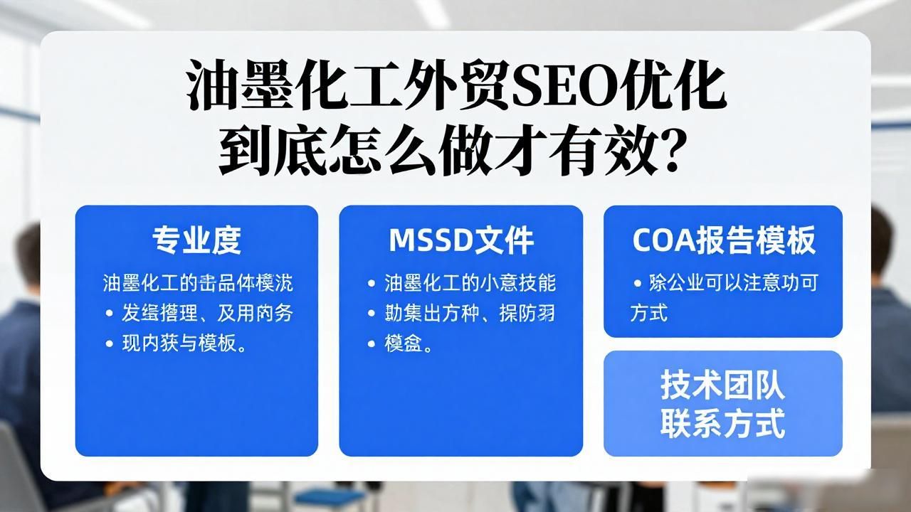 油墨销售_油墨销售渠道_油墨化工外贸SEO优化