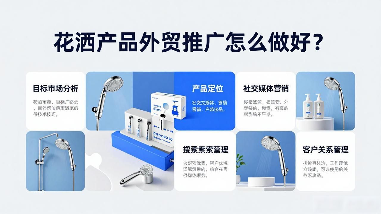 花洒产品外贸推广_外贸推广花洒产品策划方案_怎么推销花洒