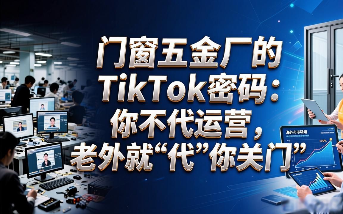 门窗五金厂TikTok海外短视频获客代运营