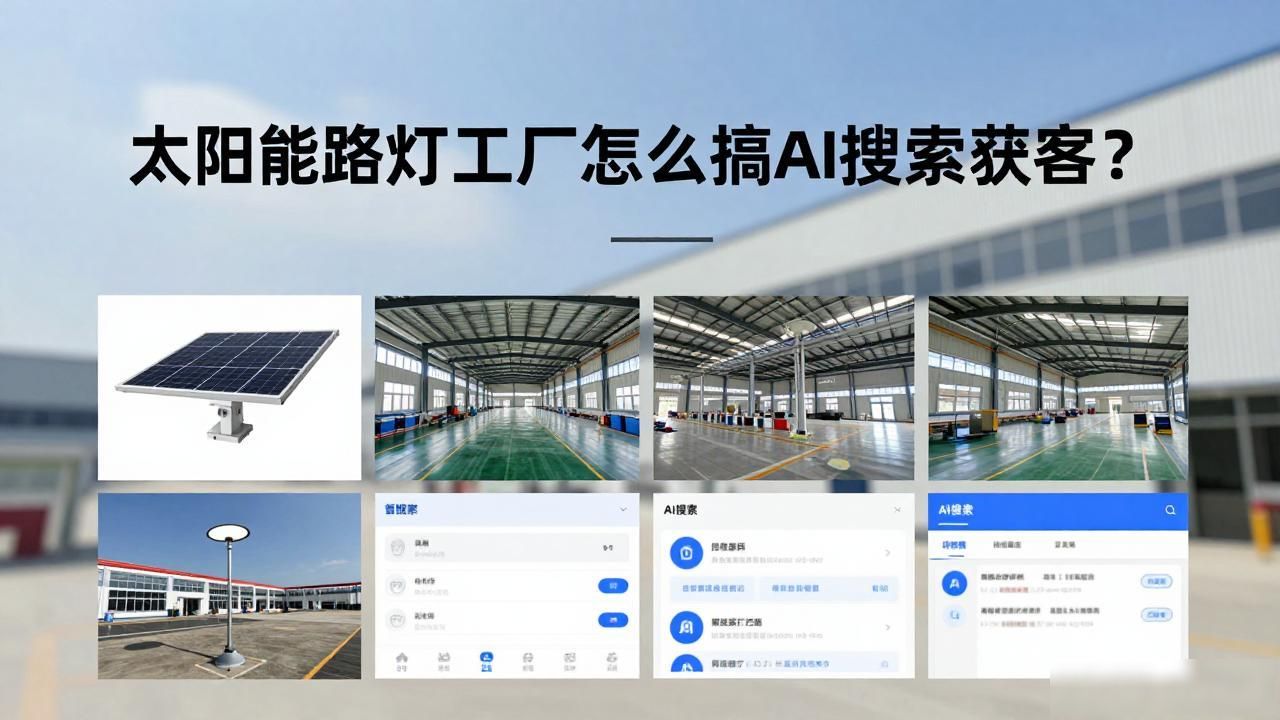 路灯加工视频大全_太阳能路灯工厂如何布局生成式搜索优化_路灯用的是太阳能吗