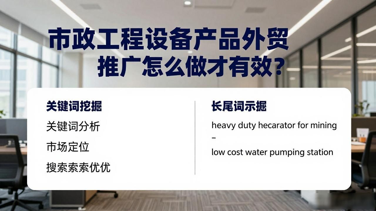 市政产品的推广_市政工程设备产品外贸推广_市政工程设备产品外贸推广