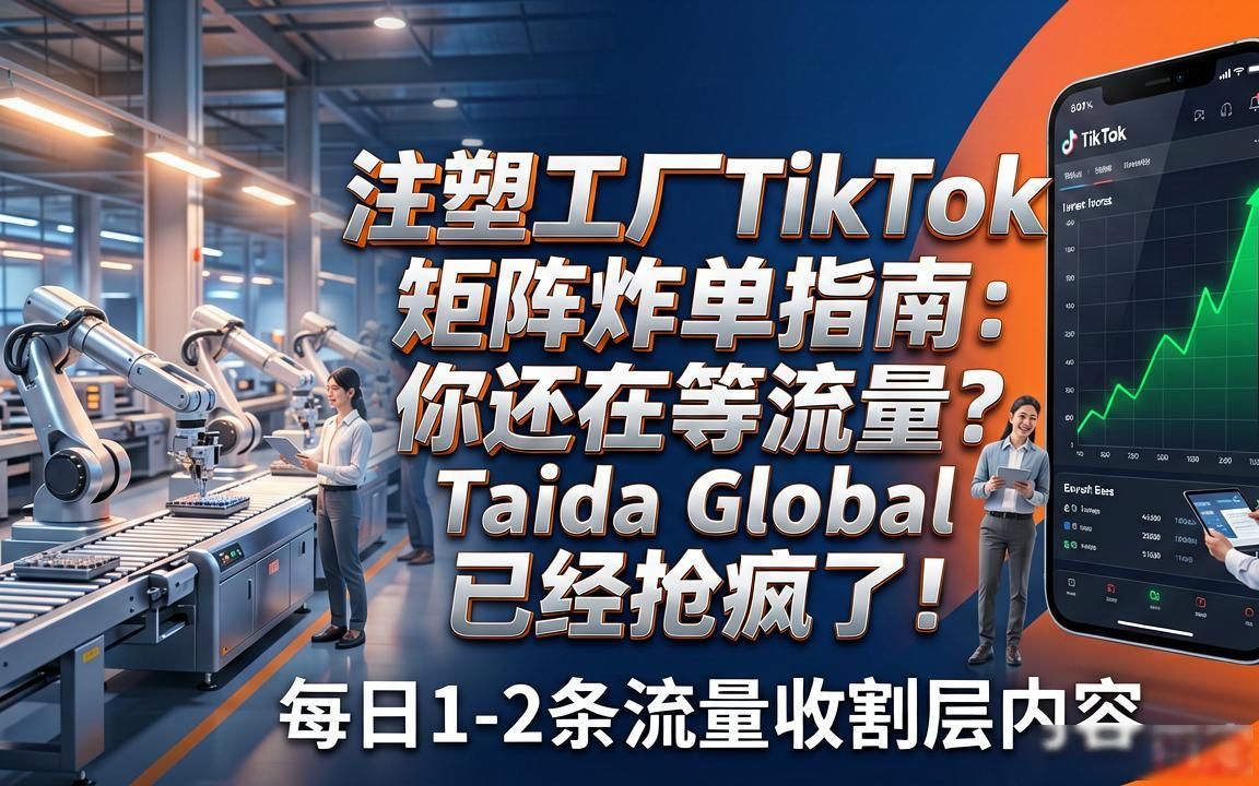 注塑工厂TikTok内容矩阵怎么做外贸