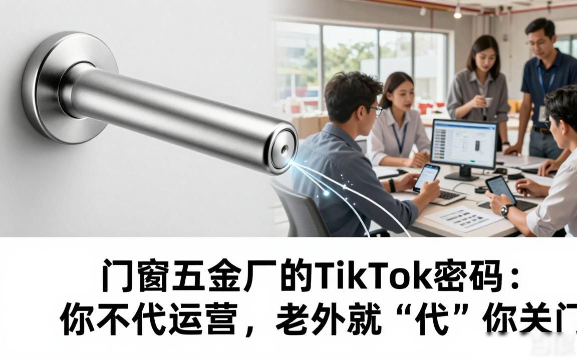 门窗五金厂TikTok海外短视频获客代运营