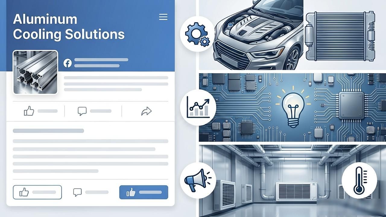 散热器铝材厂Facebook主页如何获取B2B询盘_散热器铝型材生产厂家_散热器铝片价格
