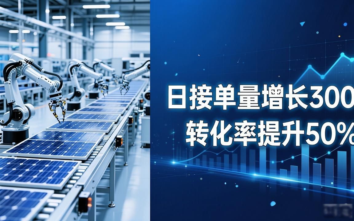 光伏组件工厂TikTok工厂展示视频选题